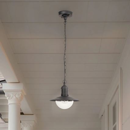 Brilagi - Zewnętrzna lampa wisząca MOLDE 1xE27/60W IP44 czarna