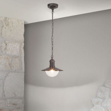 Brilagi - Zewnętrzna lampa wisząca MOLDE 1xE27/60W IP44 czarna