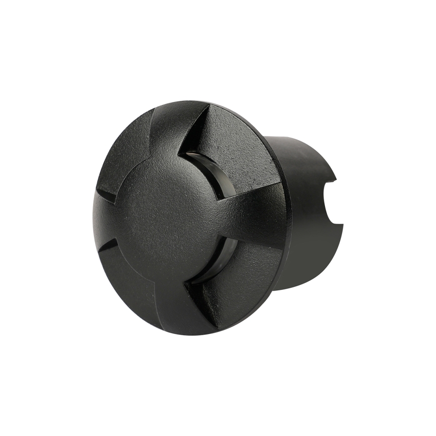 Brilagi - zewnętrzna oprawa najazdowa LED GROUNDRAY LED/1W/230V czarna IP67