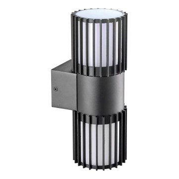 BRILAGI - Zewnętrzna oprawa ścienna ARMOR 2xGU10/35W/230V IP44 antracyt