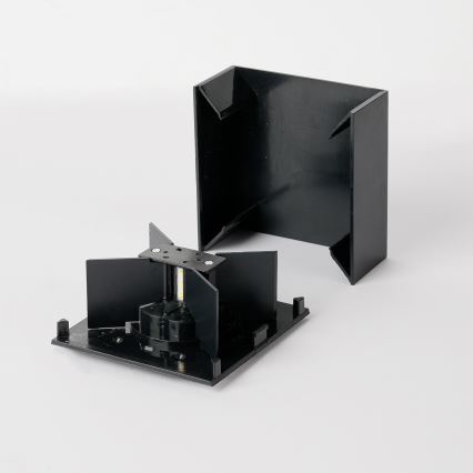 Brilagi - Zewnętrzna oprawa ścienna DOUBLERAY LED/4W/230V czarna IP65