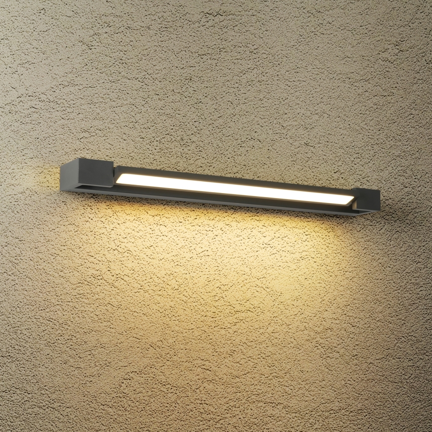 Brilagi - Kinkiet zewnętrzny LED AQUA LINE LED/18W/230V 60 cm IP44 antracyt CRI 90