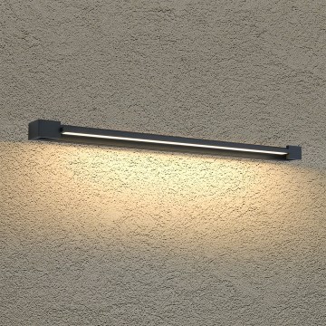 BRILAGI - Zewnętrzna oprawa ścienna LED AQUA LINE LED/20W/230V 80 cm IP44 czarna CRI 90