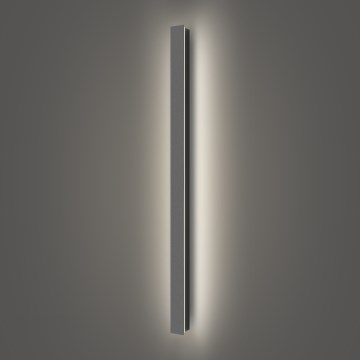 Brilagi - Zewnętrzna oprawa ścienna LED LINEAR, 22 W, 230 V, 4000 K, IP65, 100 cm, antracyt