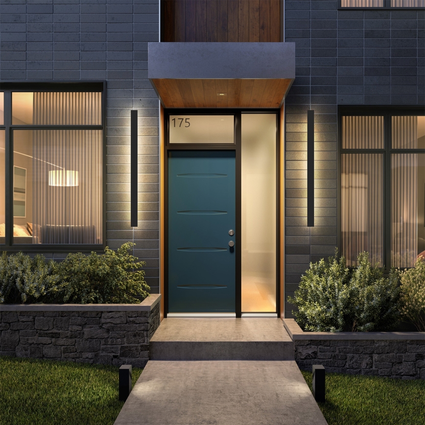 Brilagi - Zewnętrzny kinkiet LED LINEAR, 22W, 230V, 3000K, IP65, 100 cm, czarny, CRI 90