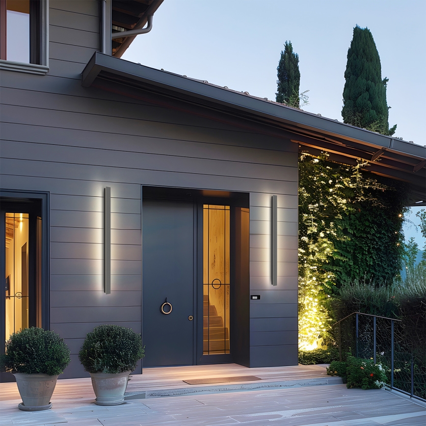 Brilagi - LED zewnętrzny kinkiet LINEAR LED/22W/230V 4000K IP65 100 cm antracyt CRI 90