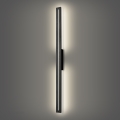 Brilagi - Zewnętrzna oprawa ścienna LED LINEO LED/24W/230V 4000K IP65 100 cm czarna