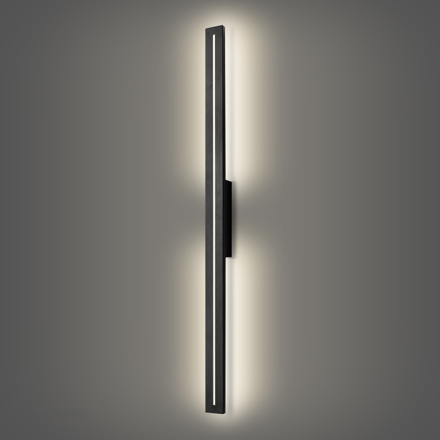 Brilagi - Zewnętrzna oprawa ścienna LED LINEO LED/24W/230V 4000K IP65 100 cm czarna