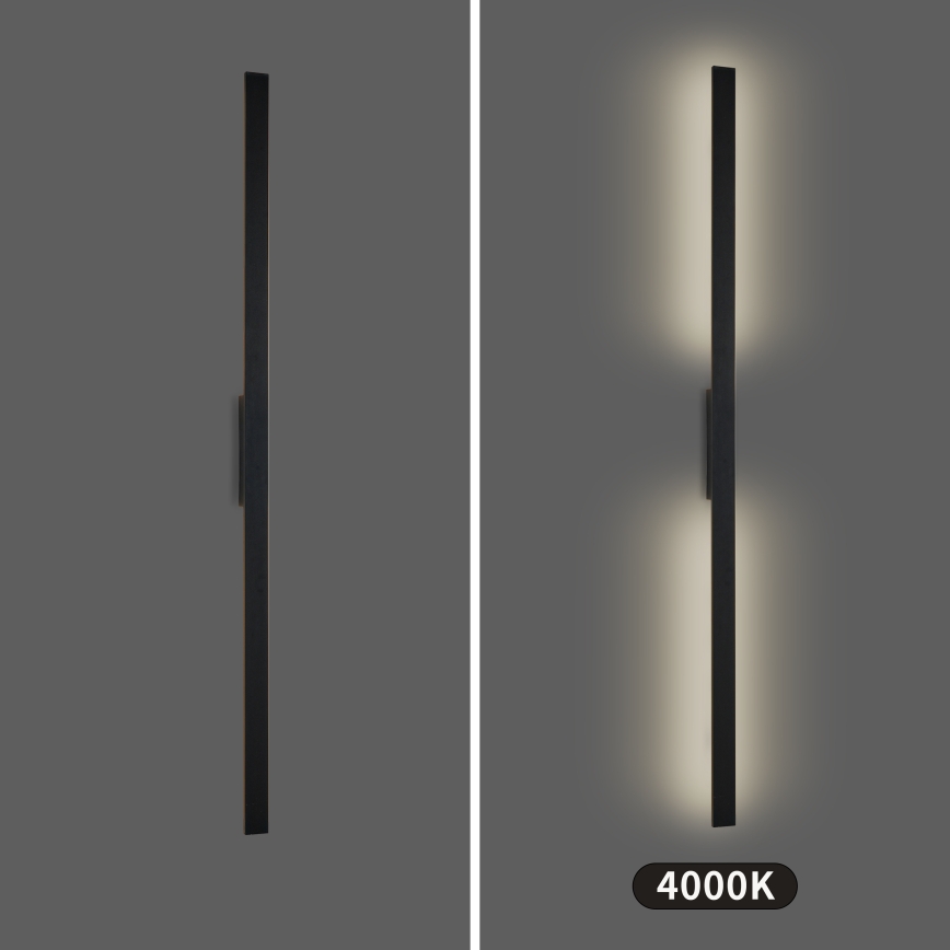 BRILAGI - LUNA Kinkiet zewnętrzny LED 30W/230V 4000K IP65 150 cm czarny CRI 90