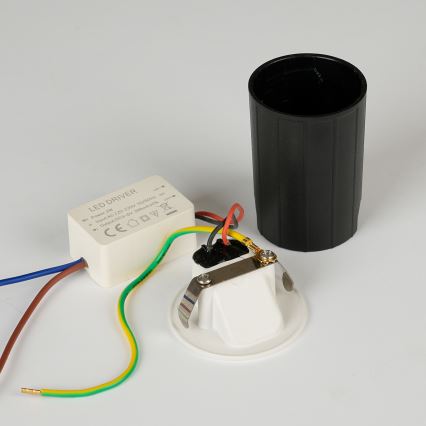 Brilagi - Zewnętrzna oprawa wpuszczana STAIRDOT LED/2W/230V, biała, IP65, okrągła