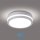 Brilagi - Zewnętrzna przysufitowa lampa LED z czujnikiem BENE LED/18W/230V Ø 21,5 cm biała IP54
