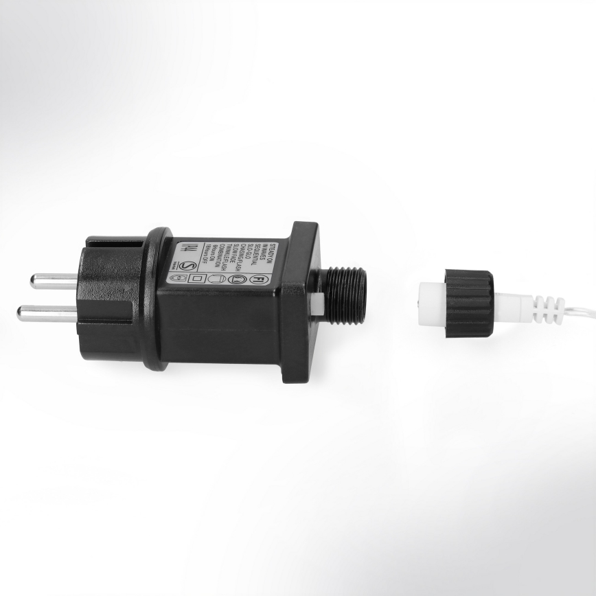 Brilagi - zewnętrzne lampki świąteczne 400 diod LED/8 funkcji 23m IP44 ciepła biel