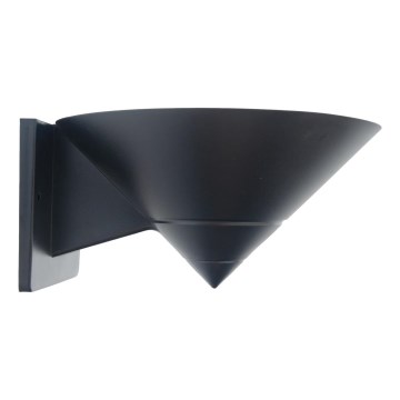 BRILAGI - Zewnętrzne ramię naścienne HARBOR CONE 1xE27/40W/230V 20 cm IP33 czarne
