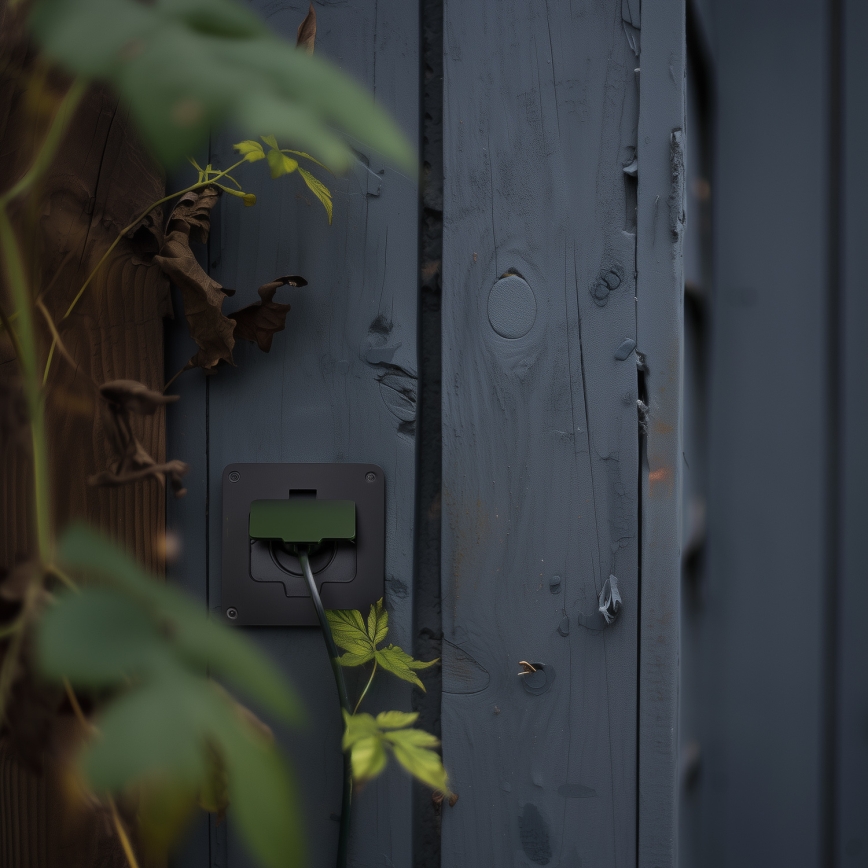 Brilagi - Zewnętrzne wpuszczane gniazdo podłogowe IP55, czarne, prostokątne