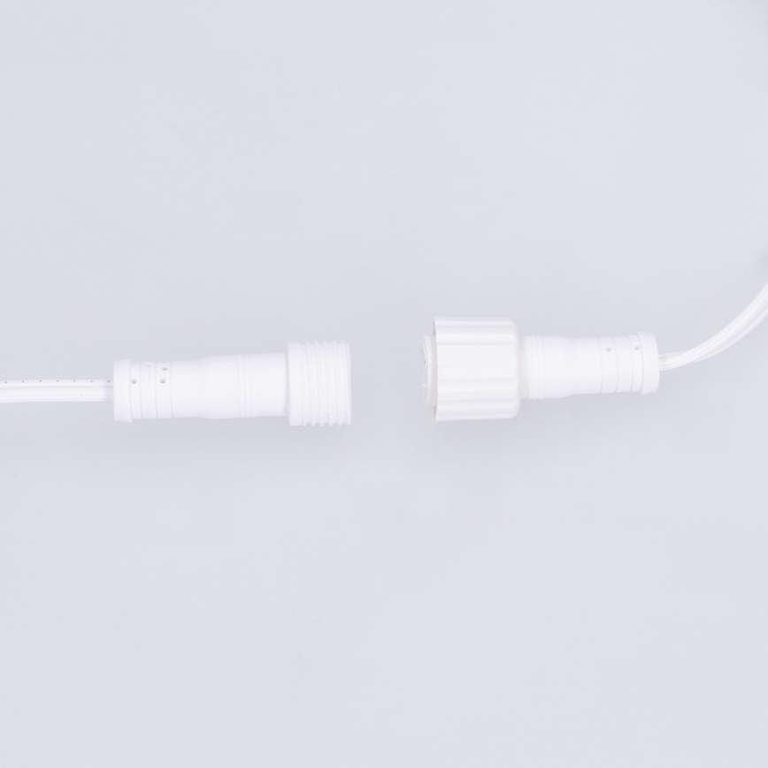 Brilagi - LED zewnętrzny łańcuch dekoracyjny GIRLANDA 10xE12/0,6W/230V 8m biały IP44 ciepła biel