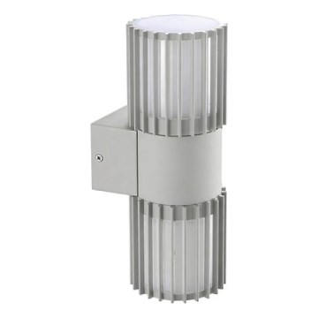 BRILAGI - Zewnętrzny kinkiet ARMOR 2xGU10/35W/230V IP44 szary