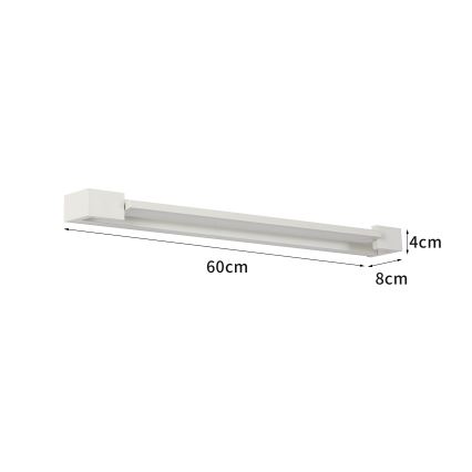 BRILAGI - LED Zewnętrzna oprawa ścienna AQUA LINE LED/18W/230V 60 cm IP44 biała CRI 90