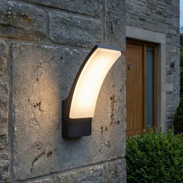 BRILAGI - Zewnętrzny kinkiet LED ARCELO LED/12W/230V IP65 czarny