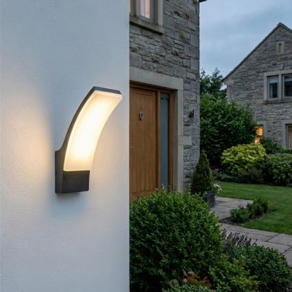 BRILAGI - Zewnętrzny kinkiet LED ARCELO LED/12W/230V IP65 czarny