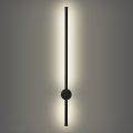 Brilagi - Zewnętrzny kinkiet LED AURA 12W/230V 4000K IP54 65 cm czarny