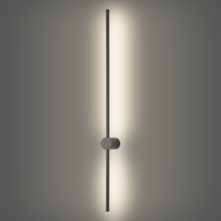 Brilagi - Zewnętrzny kinkiet LED AURA, 20 W, 230 V, 4000 K, IP54, 97 cm, antracyt