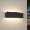Brilagi - Zewnętrzny kinkiet LED DONNANI 12W/230V 30 cm czarny IP44