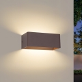 Brilagi - Zewnętrzny kinkiet LED DONNANI, 7W/230V, 20 cm, brązowy, IP44