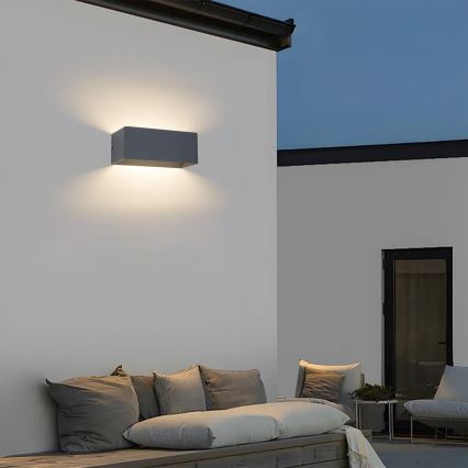 Brilagi - zewnętrzny kinkiet LED DONNANI LED/7W/230V 20 cm antracyt IP44