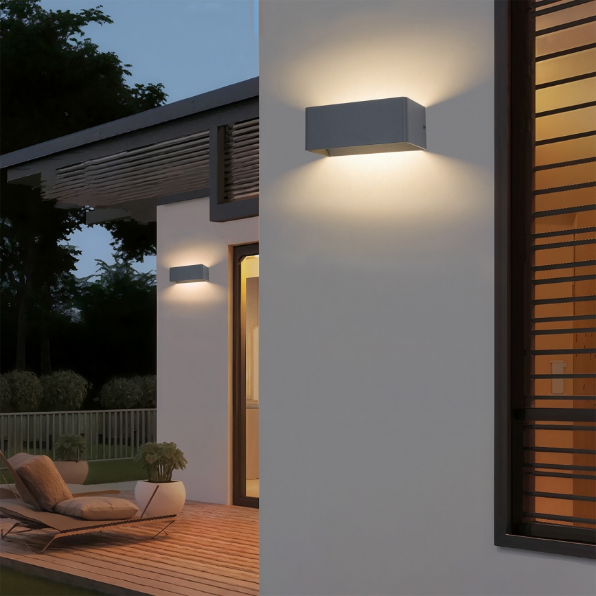 Brilagi - zewnętrzny kinkiet LED DONNANI LED/7W/230V 20 cm antracyt IP44