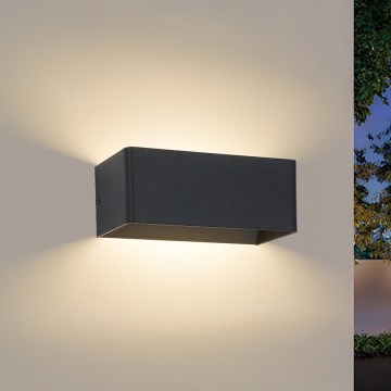 Brilagi - Zewnętrzny kinkiet LED DONNANI LED/7W/230V 20 cm czarny IP44