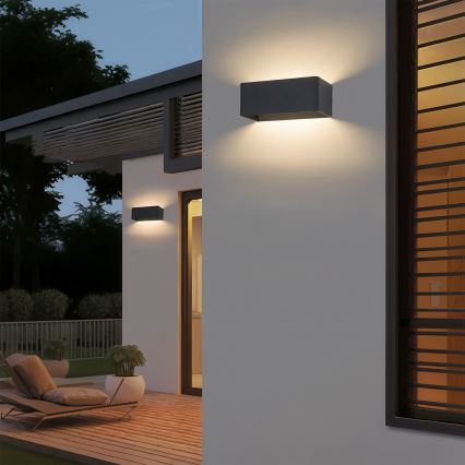 BRILAGI - Zewnętrzny kinkiet LED DONNANI LED/7W/230V 20 cm czarny IP44