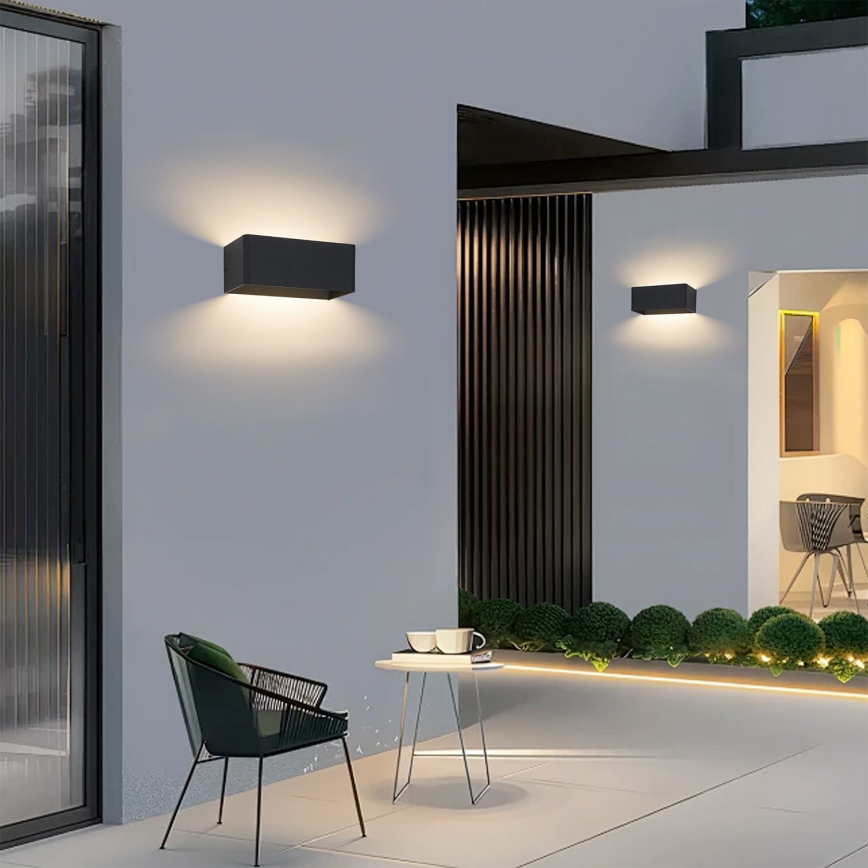 BRILAGI - Zewnętrzny kinkiet LED DONNANI LED/7W/230V 20 cm czarny IP44