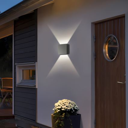 Brilagi - Zewnętrzny kinkiet LED DOUBLERAY LED/4W/230V antracyt IP65