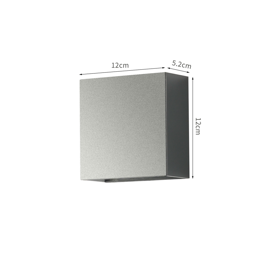 Brilagi - Zewnętrzny kinkiet LED DOUBLERAY LED/4W/230V antracyt IP65