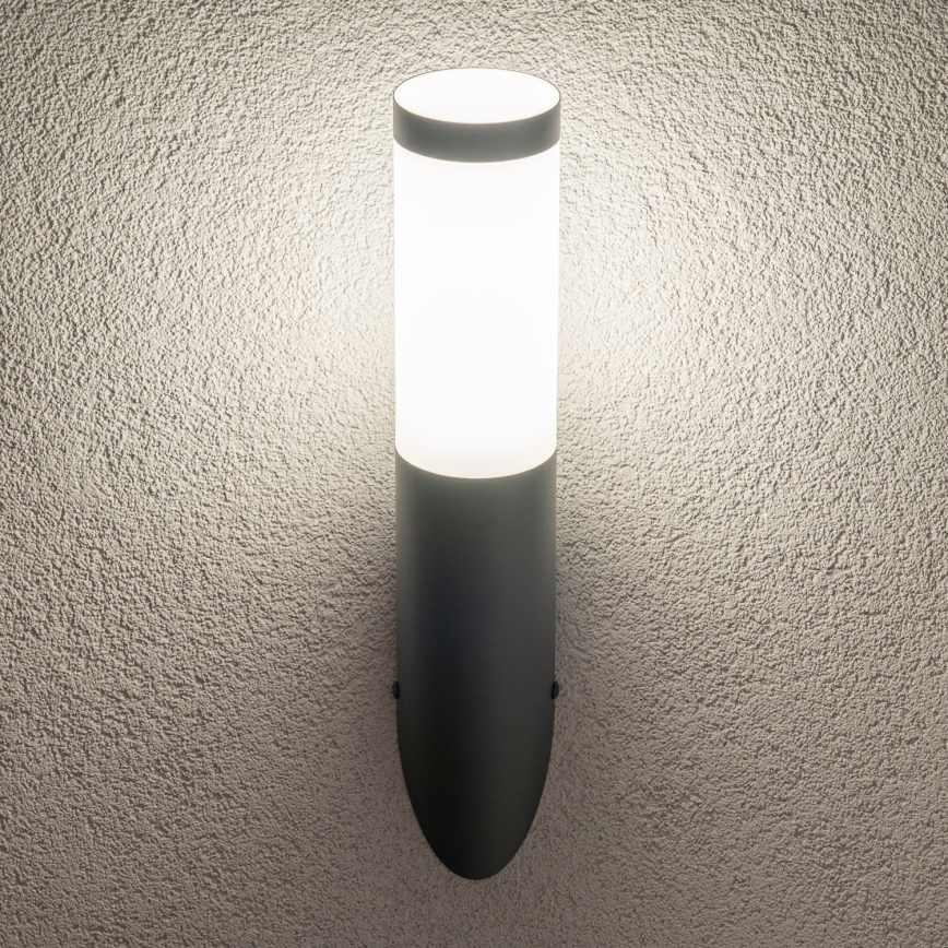 BRILAGI - zewnętrzny kinkiet LED ELIA 1xE27/7W/230V 4000K IP44 antracyt