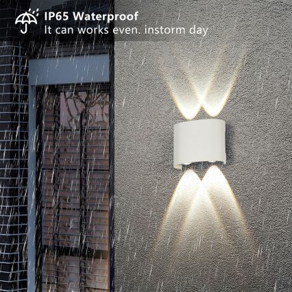 Brilagi - Zewnętrzny kinkiet LED FLAREBOX LED/4W/230V biały IP65