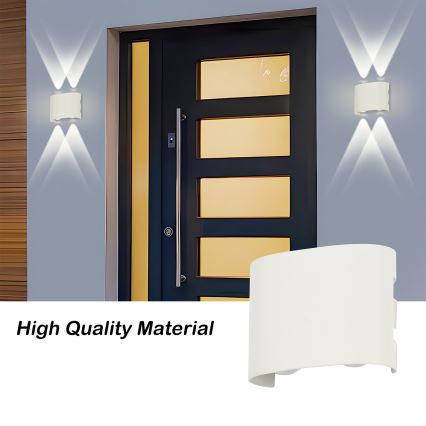 Brilagi - Zewnętrzny kinkiet LED FLAREBOX LED/4W/230V biały IP65