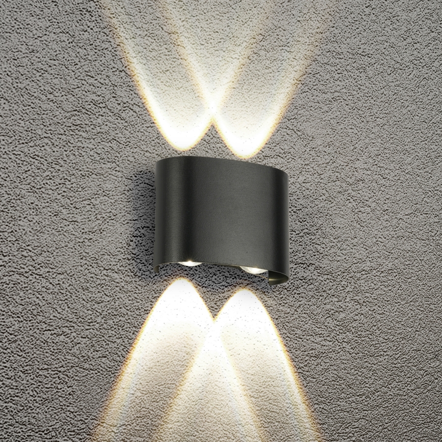 Brilagi - Zewnętrzny kinkiet LED FLAREBOX LED/4W/230V czarny IP65