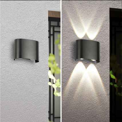 Brilagi - Zewnętrzny kinkiet LED FLAREBOX LED/4W/230V czarny IP65