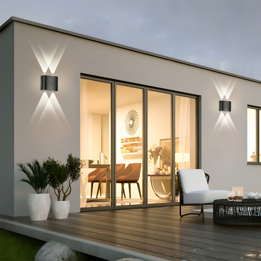 Brilagi - Zewnętrzny kinkiet LED FLAREBOX LED/4W/230V czarny IP65