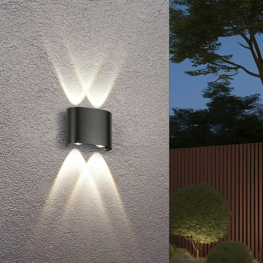 Brilagi - Zewnętrzny kinkiet LED FLAREBOX LED/4W/230V czarny IP65