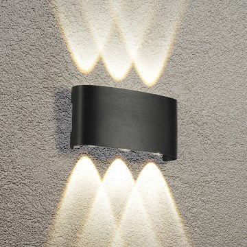 Brilagi - zewnętrzny kinkiet LED FLAREBOX LED/6W/230V czarny IP65