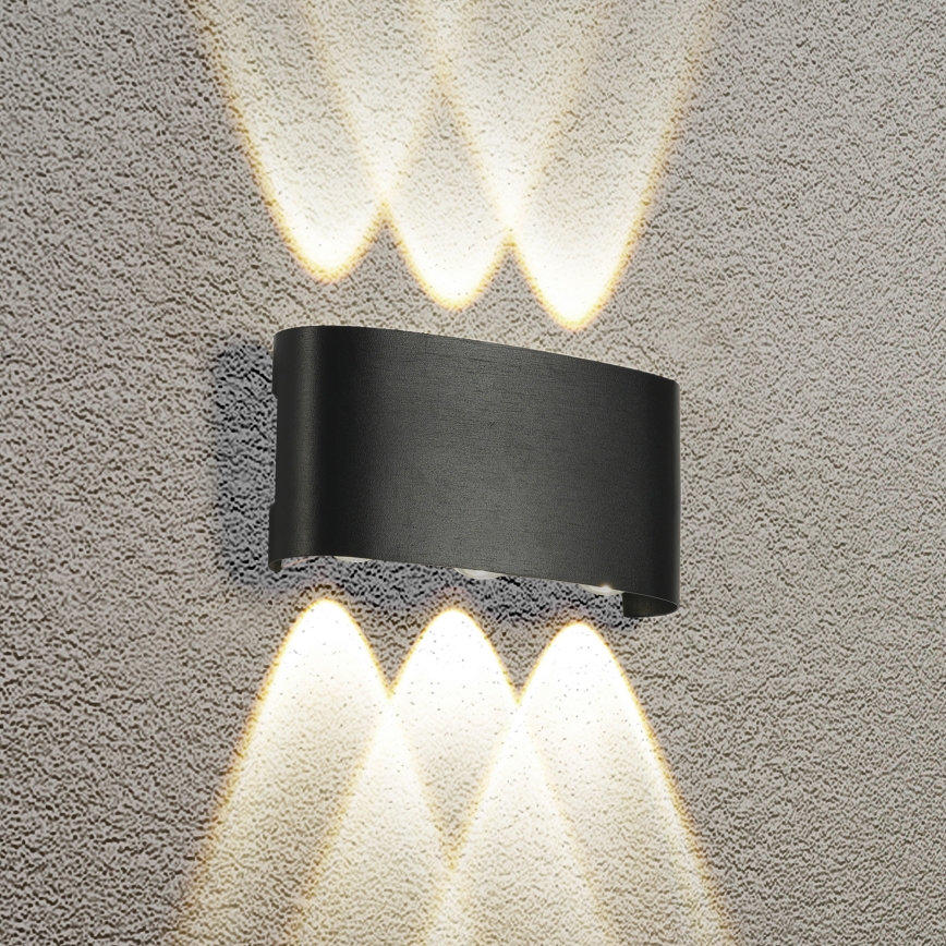 Brilagi - zewnętrzny kinkiet LED FLAREBOX LED/6W/230V czarny IP65