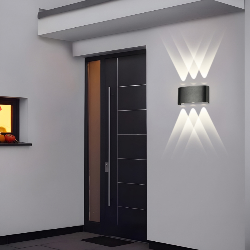 Brilagi - zewnętrzny kinkiet LED FLAREBOX LED/6W/230V czarny IP65