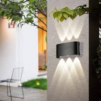 Brilagi - zewnętrzny kinkiet LED FLAREBOX LED/6W/230V czarny IP65