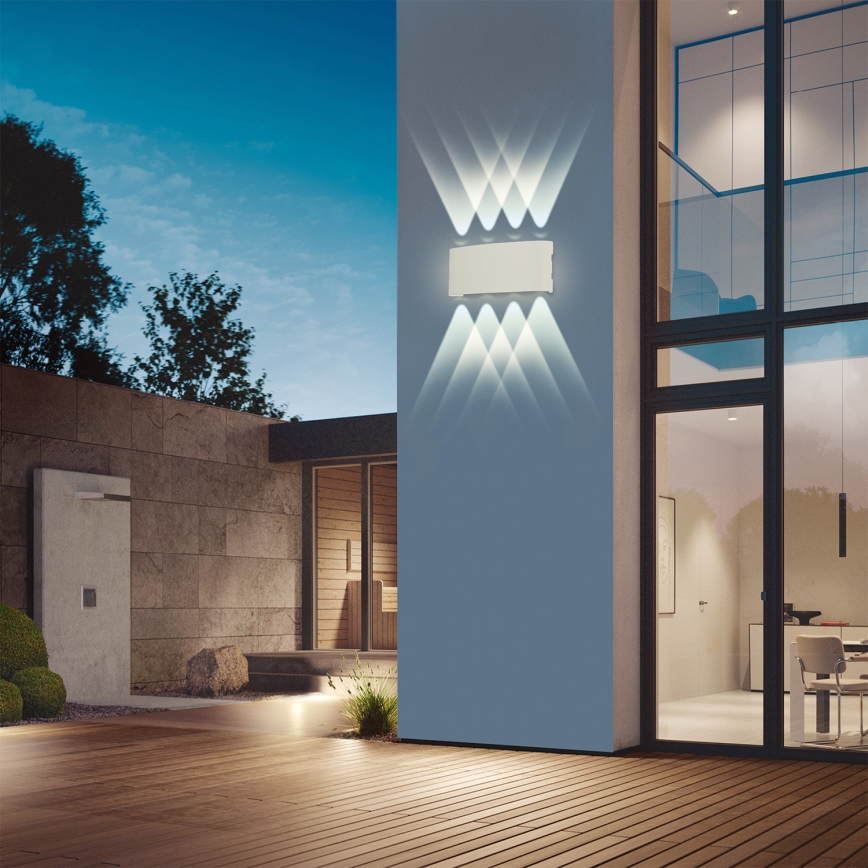 Brilagi - zewnętrzny kinkiet LED FLAREBOX LED/8W/230V, biały, IP65