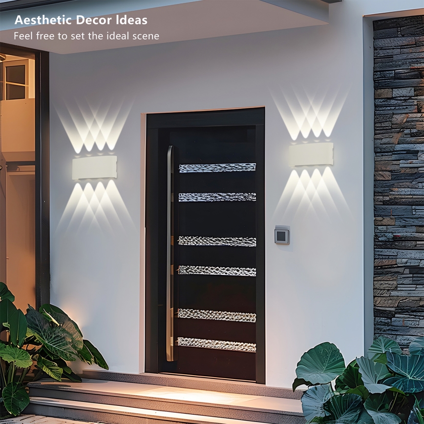 Brilagi - zewnętrzny kinkiet LED FLAREBOX LED/8W/230V, biały, IP65