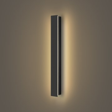 Brilagi - Zewnętrzny kinkiet LED LINEAR LED/12W/230V 3000K IP65 50 cm czarny
