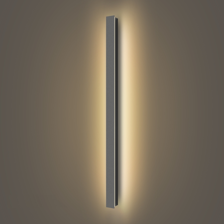 Brilagi - Zewnętrzny kinkiet LED LINEAR LED/22W/230V 3000K IP65 100 cm antracyt CRI 90