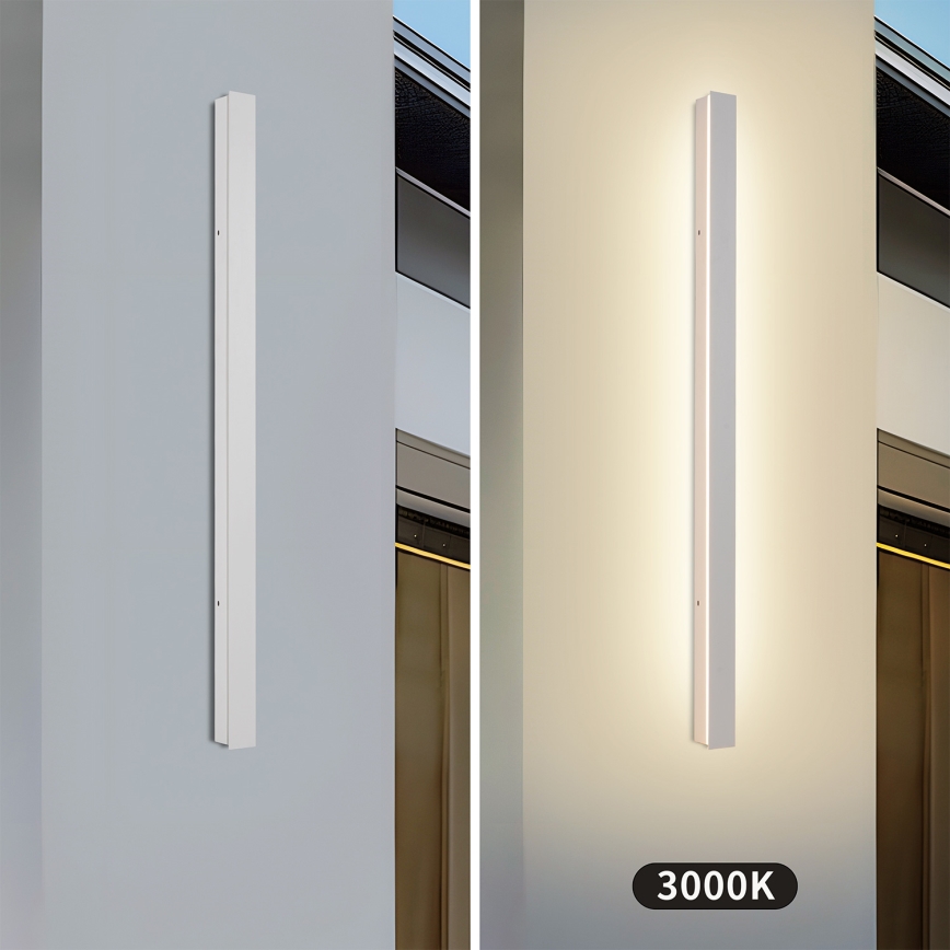 Brilagi - Kinkiet zewnętrzny LED LINEAR LED/22W/230V 3000K IP65 100 cm biały CRI 90